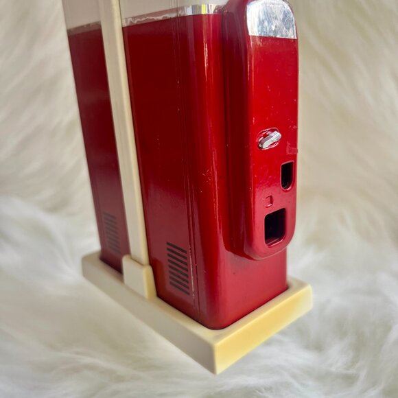 1993 Vintage Have a Coke Coca-Cola Salt and Pepper Shakers with Stand - Picture 4 of 5